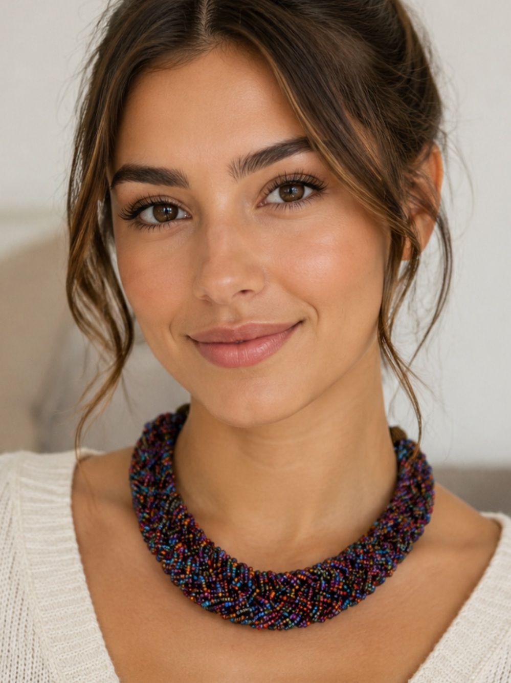 Multicolor Beaded Necklace